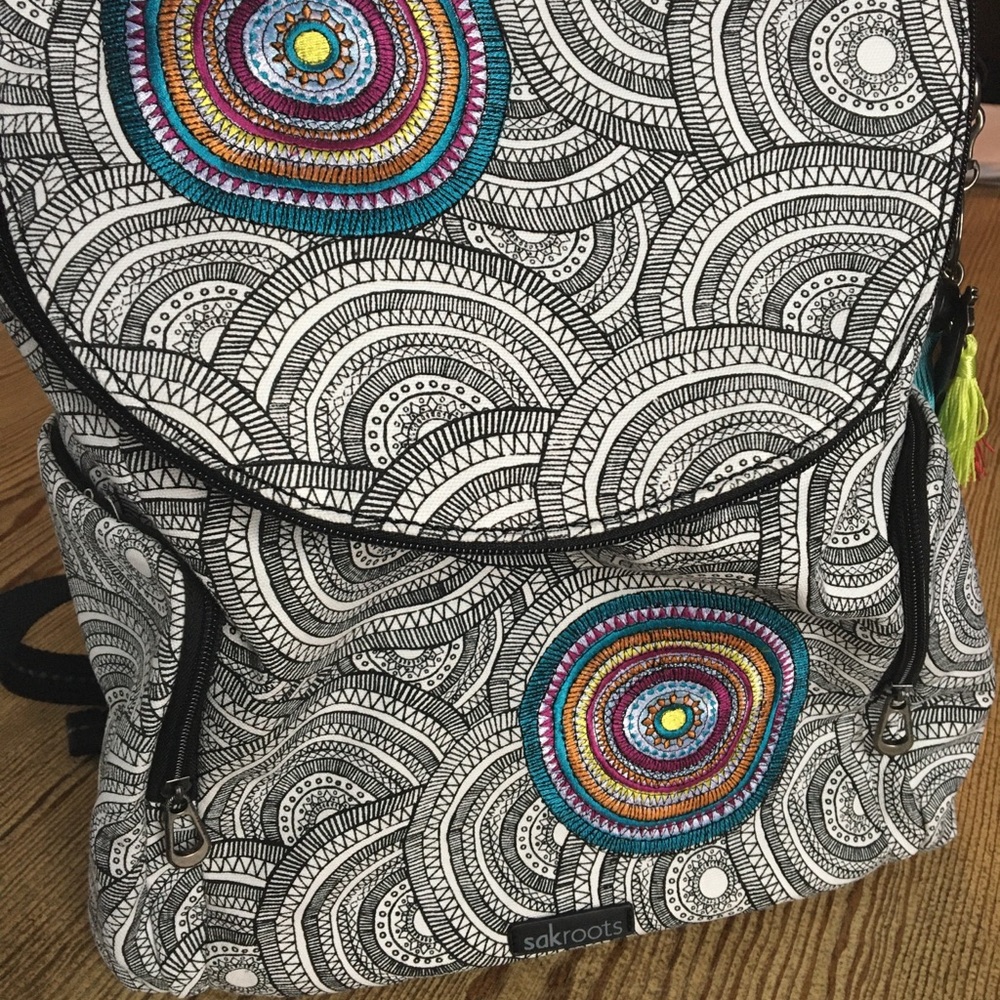 Sakroots Canvas Laptop Backpack